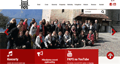Desktop Screenshot of fkps.cz